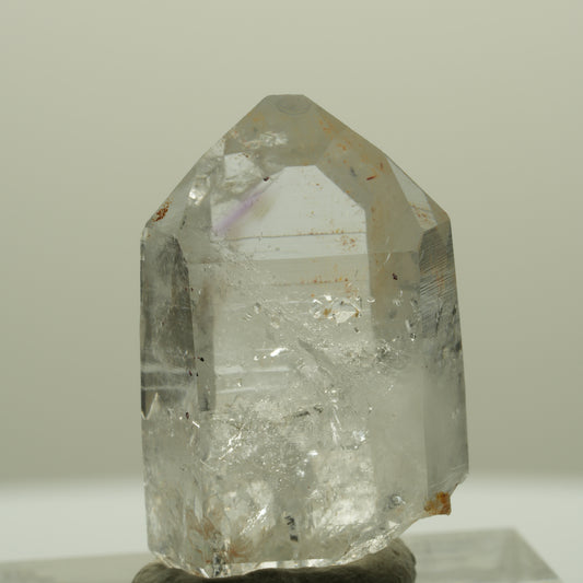 Lemurian Phantom Amethyst mit Analcim, Hämatit Streep Mine, Goboboseb, Namibia 26*16*11mm #14392