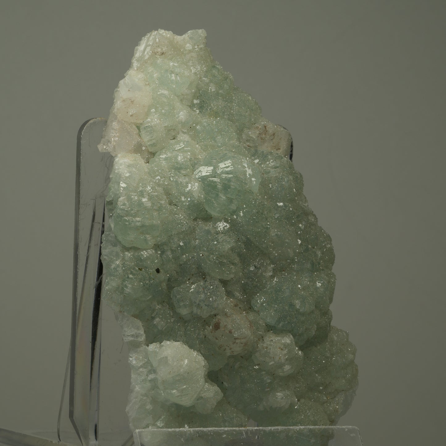 Große Prehnit, Calcit, Epidot Stufe Streep Mine, Goboboseb, Namibia 109*61*23mm #14506