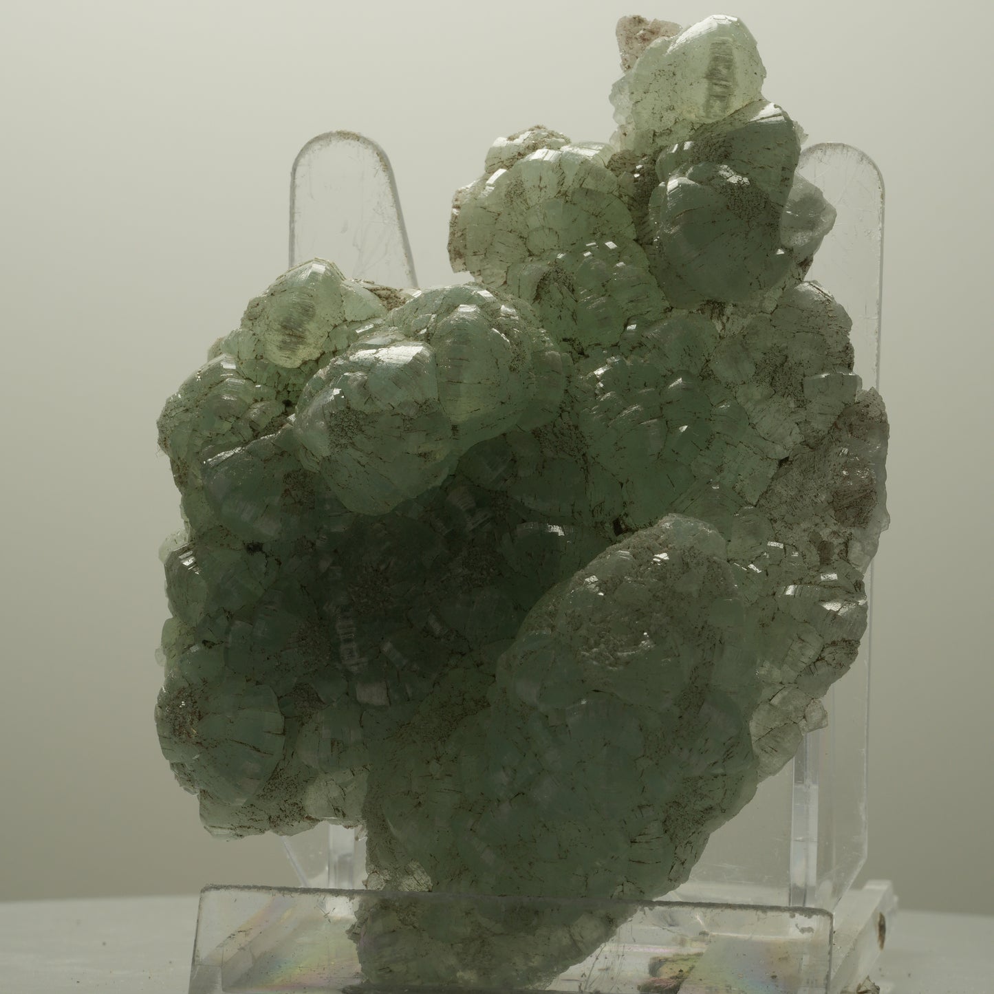 Große Prehnit, Epidot Stufe Streep Mine, Goboboseb, Namibia 106*73*29mm #14512