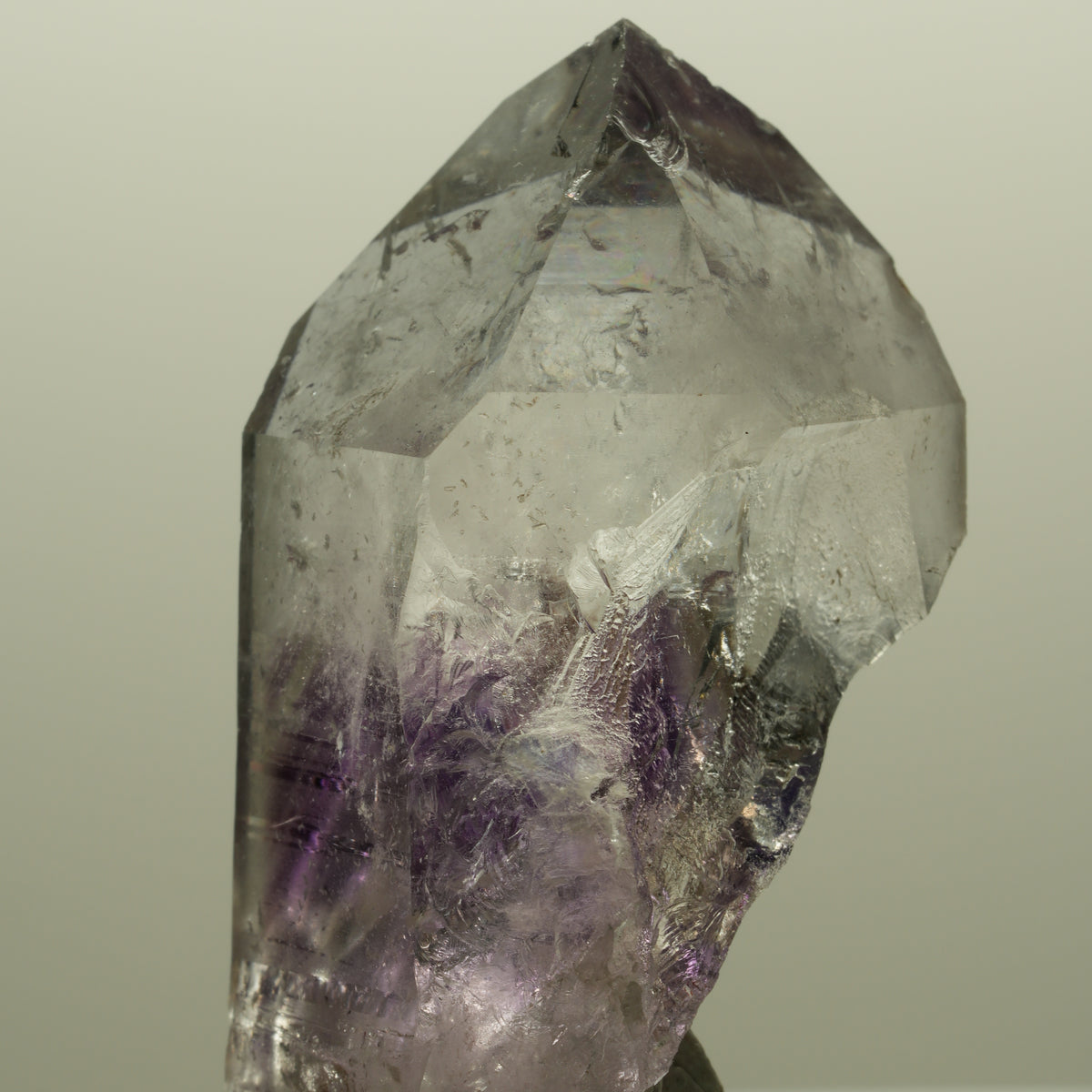 Seltene Skelett Phantom Amethyst Spitze Streep Mine, Goboboseb, Namibia 48*27*26mm #14566
