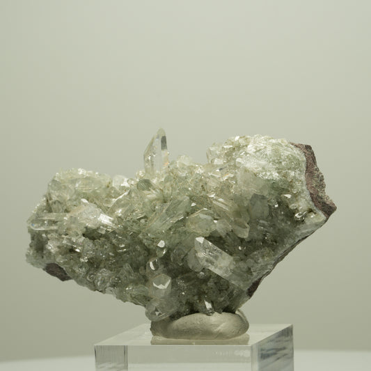 Starburst Quarz, Epidot auf Matrix Streep Mine Goboboseb Namibia 66*36*18mm #14662