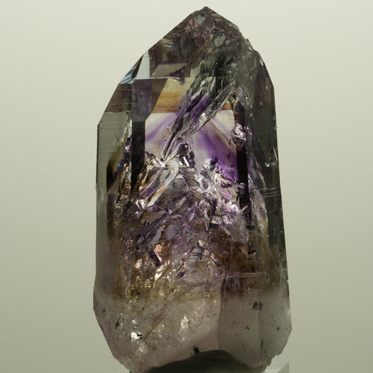 Enhydro Harlekin Lemurian Phantom Amethyst, große Blase Streep Mine, Namibia 62*34*25mm #14739
