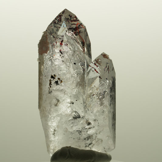 Enhydro Harlekin Phantom Amethyst, Analcim, große Blase Streep Mine, Namibia 61*31*19mm #14753