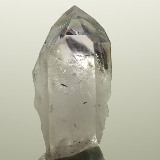 Harlekin Lemurian Phantom Amethyst Spitze Streep Mine, Goboboseb, Namibia 58*28*22mm #14799