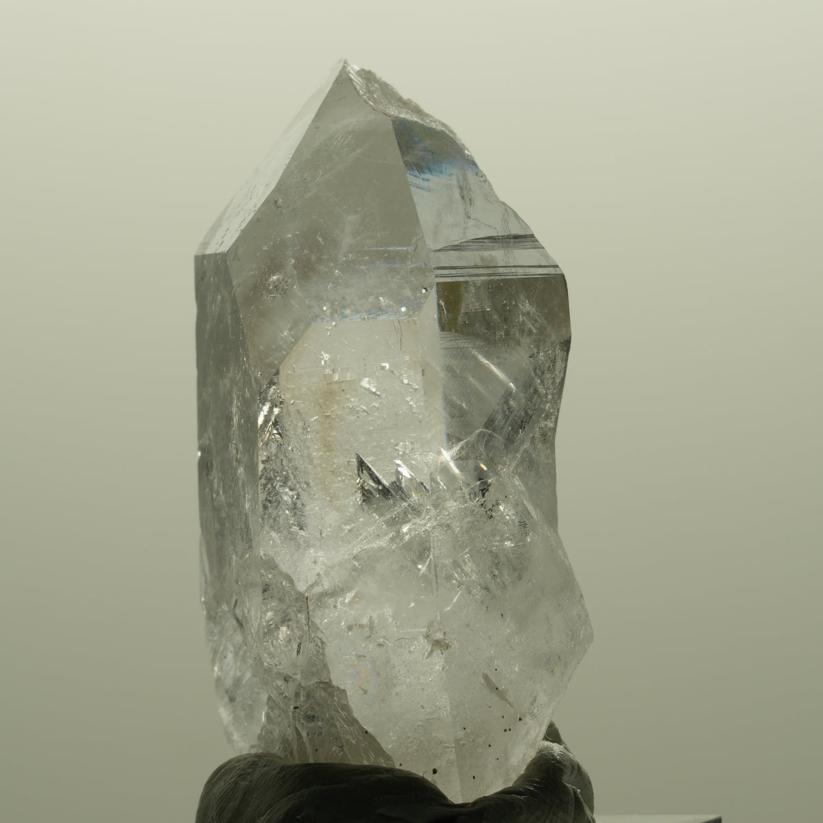 Seltene Skelett Phantom Amethyst Spitze Streep Mine, Goboboseb, Namibia 50*26*21mm #14801