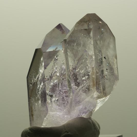 Seltene Harlekin Phantom Amethyst Gruppe Streep Mine, Goboboseb, Namibia 40*29*22mm #14802