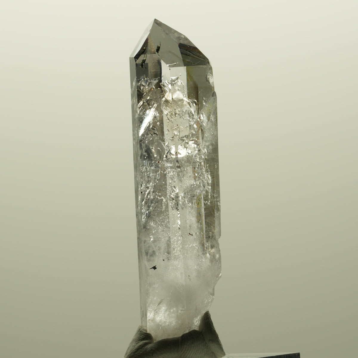 Harlekin Lemurian Skelett Phantom Amethyst Streep Mine, Goboboseb, Namibia 59*16*10mm #14811
