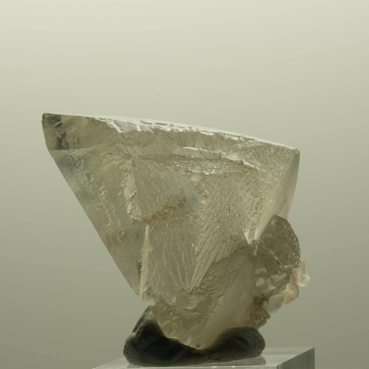 Harlekin Phantom Amethyst mit Analacim, Calcit Würfel Streep Mine, Namibia 48*42*26mm #14826