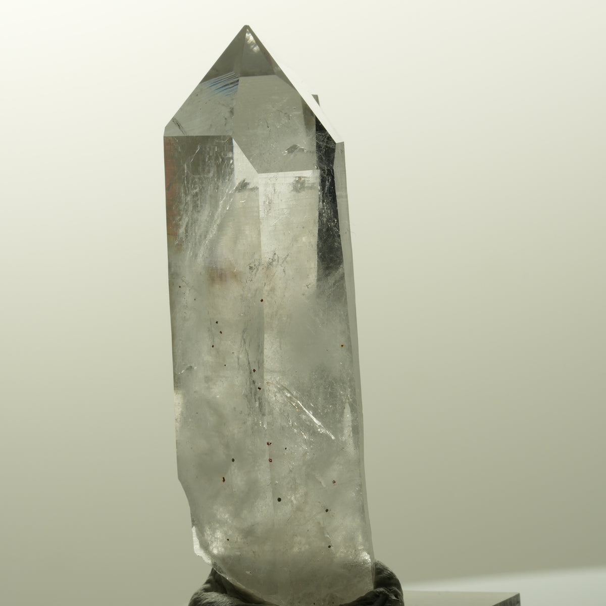Lemurian Phantom Amethyst mit Hämatit Streep Mine, Goboboseb, Namibia 53*19*15mm #14850