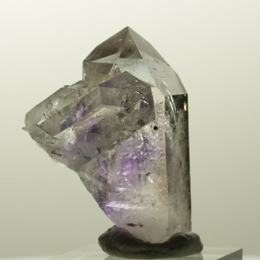 Harlekin Lemurian Phantom Amethyst mit Analcim Streep Mine, Goboboseb, Namibia 42*32*31mm #14853