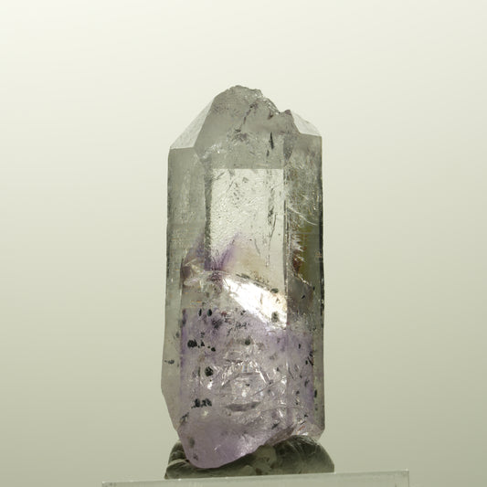 Harlekin Lemurian Phantom Amethyst Spitze Streep Mine, Goboboseb, Namibia 40*17*14mm #14856