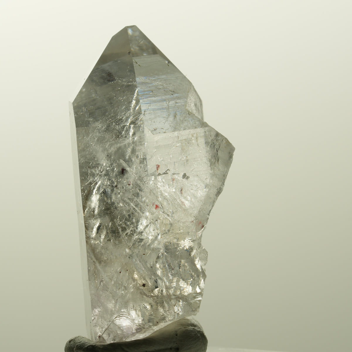 Harlekin Lemurian Phantom Amethyst Spitze Streep Mine, Goboboseb, Namibia 40*23*18mm #14861