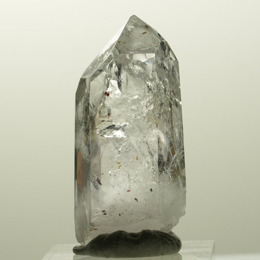 Harlekin Lemurian Phantom Amethyst Spitze Streep Mine, Goboboseb, Namibia 42*20*15mm #14862
