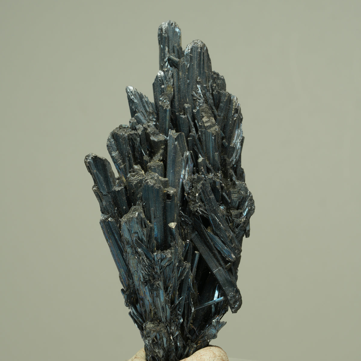 Stibnit, Antimonit Xikuangshan Mine, Lengshuijiang, Hunan, China 74*36*24mm #14877
