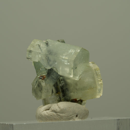 Aquamarin DT, Schörl Turmalin, Muskovit Stufe Erongo, Namibia 22*14*17mm #14946
