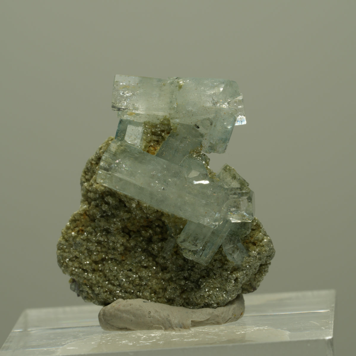 Seltene Aquamarin, Muskovit Stufe Erongo, Namibia 23*20*10mm #14953