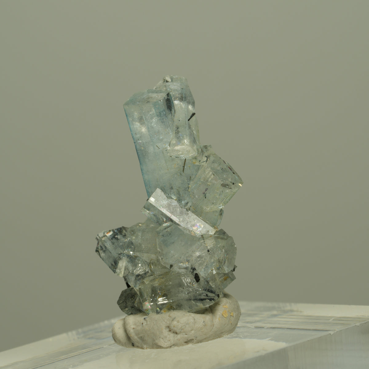 Seltene Aquamarin, Schörl Turmalin Stufe Erongo, Namibia 22*15*10mm #14962