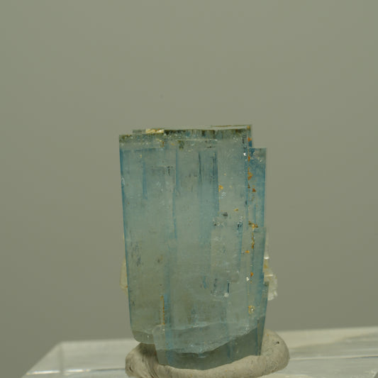 Aquamarin, Schörl Turmalin, Muskovit Stufe Erongo, Namibia 20*12*12mm #14970