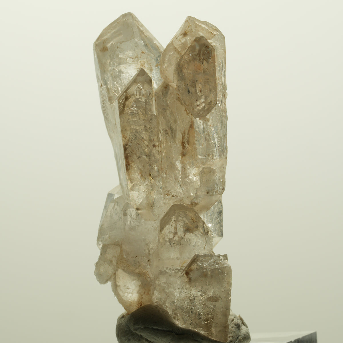 Skelett Phantom Rauchquarz Doppelender Gruppe Goboboseb, Namibia 53*25*16mm #14976