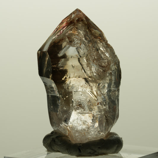 Enhydro Skelett Fenster Phantom Rauchquarz Zepter, 1x Blase Goboboseb, Namibia 36*23*18mm #14996