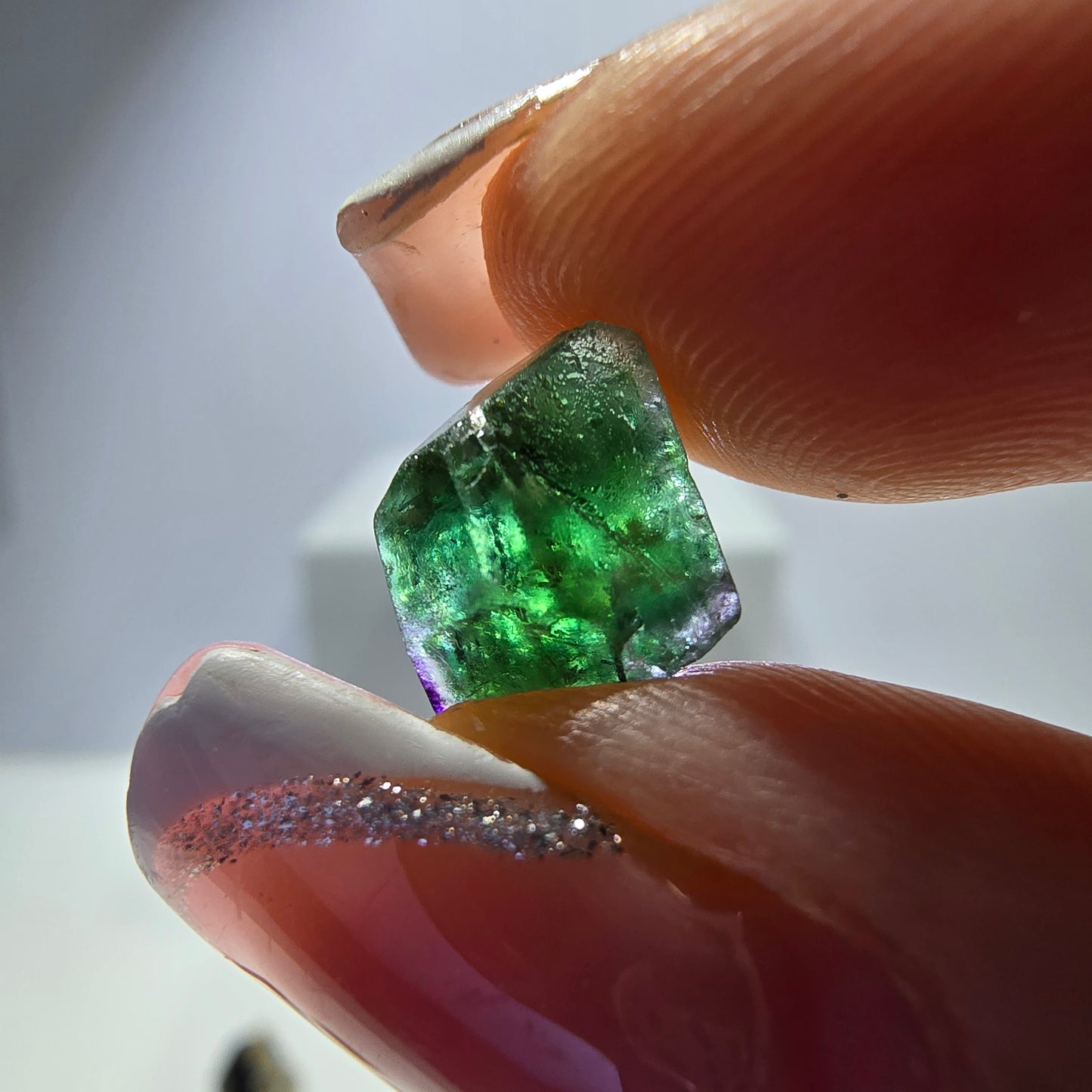Lot de 16 fluorites fantômes, hyalites, tourmalines Schörl, muscovites, Erongo, Namibie