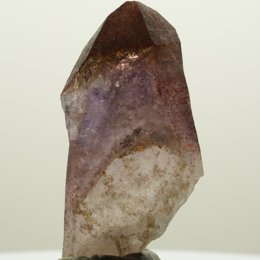 Seltene Phantom Skelett Amethyst mit Eisen Spitze Goboboseb, Namibia 55*26*17mm #15010