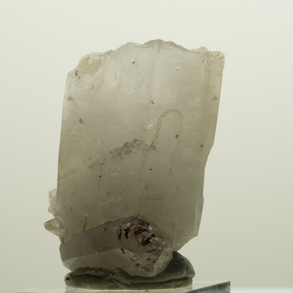 Harlekin Skelett Rauchquarz Spitzen Streep Mine, Goboboseb, Namibia 46*30*20mm #15031
