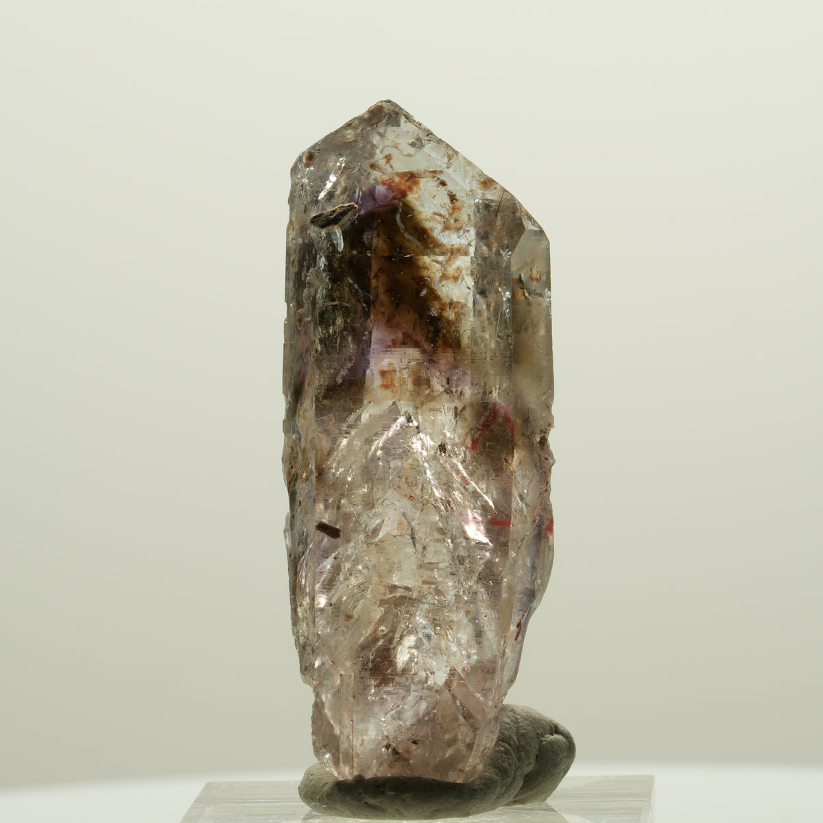 Enhydro Skelett Phantom Amethyst Spitze, große Blase Streep Mine, Namibia 46*18*14mm #15032