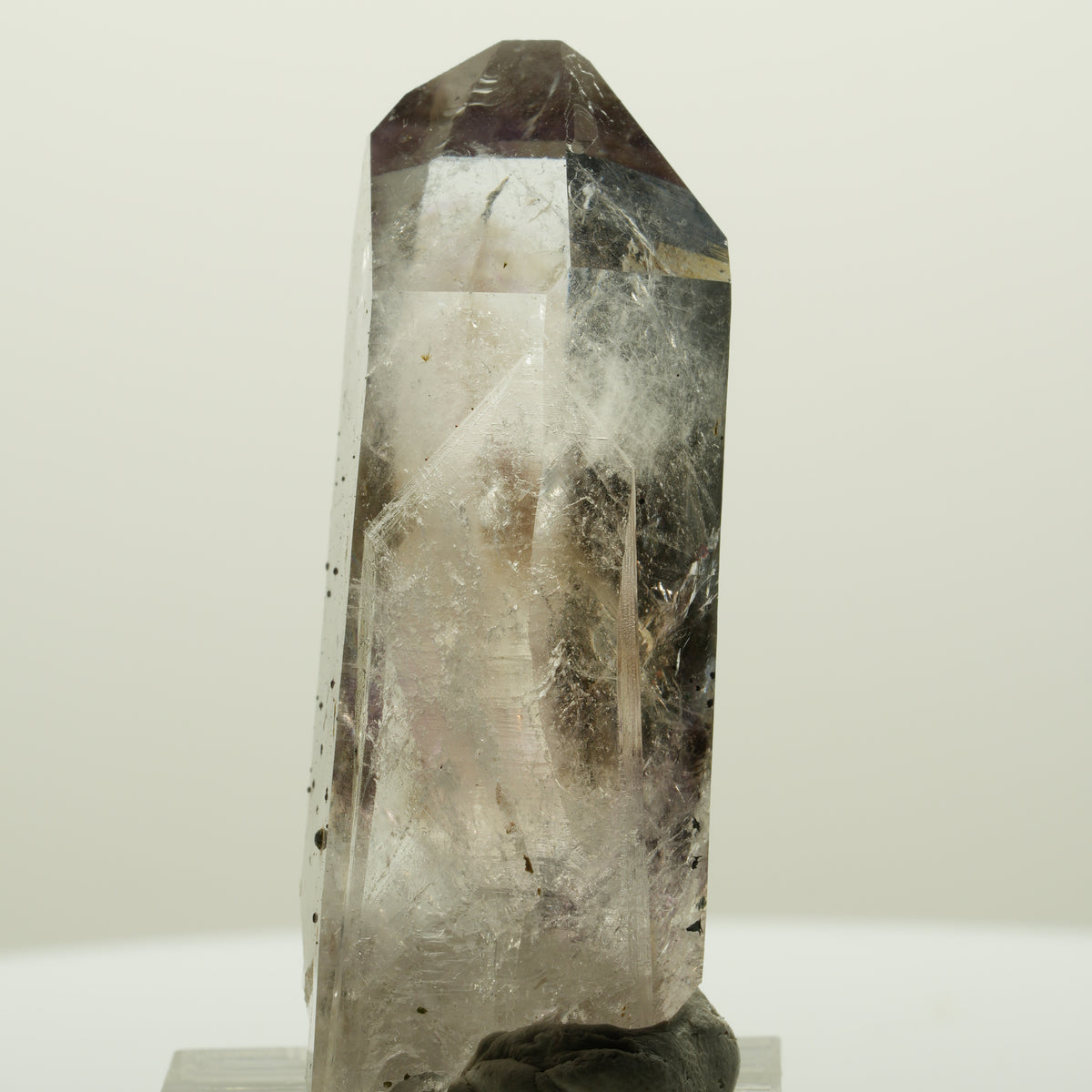 Harlekin Lemurian Phantom Amethyst mit Epidot Streep Mine, Namibia 54*20*18mm #15034