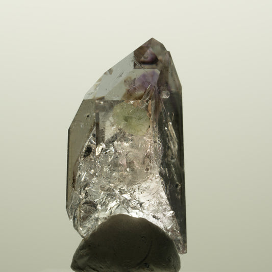Skelett Phantom Amethyst mit Analcim, Prehnit, Hämatit Streep Mine, Namibia 43*23*16mm #15042