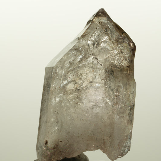 Seltene Phantom Skelett Rauchquarz Spitze Goboboseb, Namibia 65*37*24mm #15043