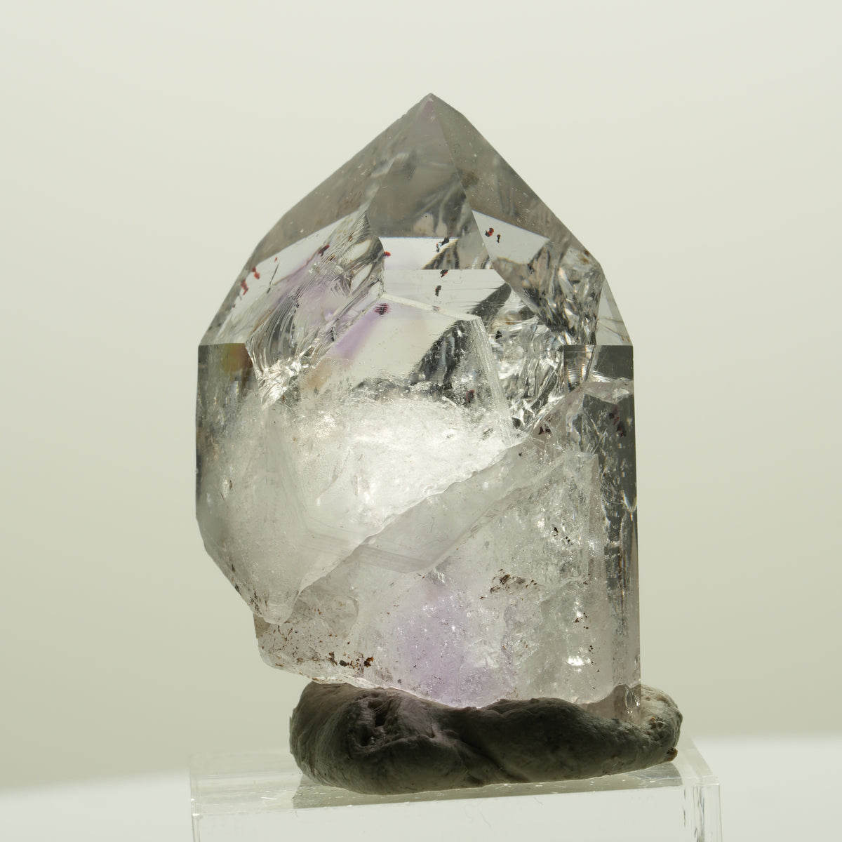 Harlekin Skelett Phantom Amethyst Spitze Streep Mine, Namibia 39*27*23mm #15055