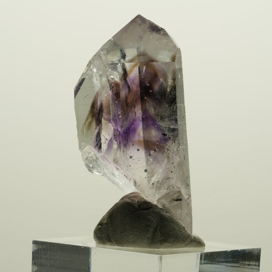 Harlekin Lemurian Phantom Amethyst Spitze Streep Mine, Namibia 43*19*22mm #15057