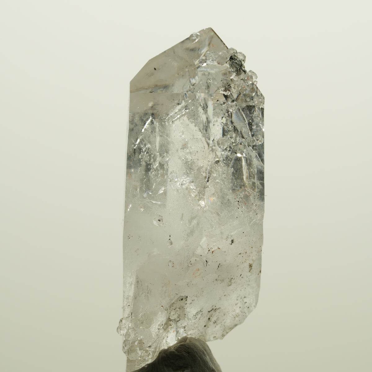 Seltene Skelett Phantom Rauchquarz mit Analcim Streep Mine, Namibia 49*19*19mm #15062