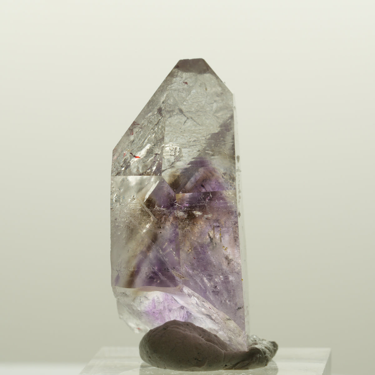 Enhydro Harlekin Lemurian Phantom Amethyst, 1x Blase Streep Mine, Namibia 37*32*23mm #15080