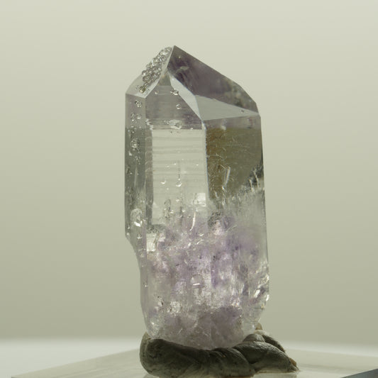 Lemurian Skelett Phantom Amethyst mit Analcim Streep Mine, Namibia 34*15*14mm #15086