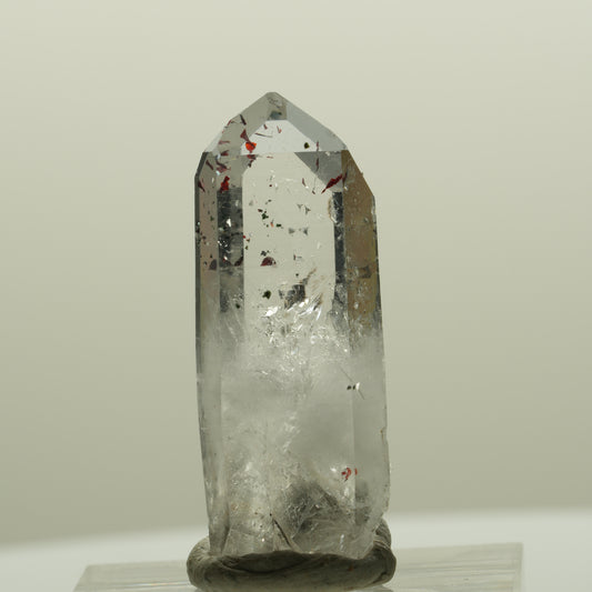 Harlekin Lemurian Skelett Phantom Amethyst Streep Mine, Namibia 33*13*10mm #15089
