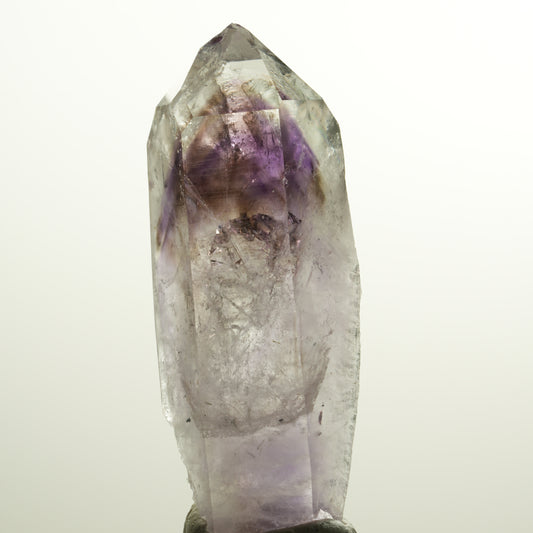 XL Skelett Phantom Amethyst mit Prehnit, Hämatit Streep Mine, Namibia 93*35*27mm #15109