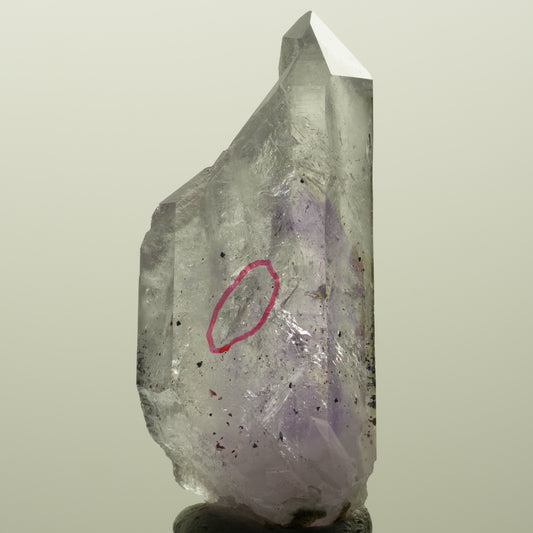 Enhydro Harlekin Lemurian Phantom Amethyst, 1x Blase Streep Mine, Namibia 54*24*17mm #15120