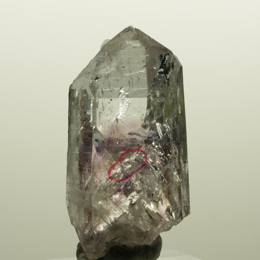 Enhydro Lemurian Skelett Phantom Amethyst, Prehnit 1x Blase Streep Mine Namibia 53*27*20mm #15132