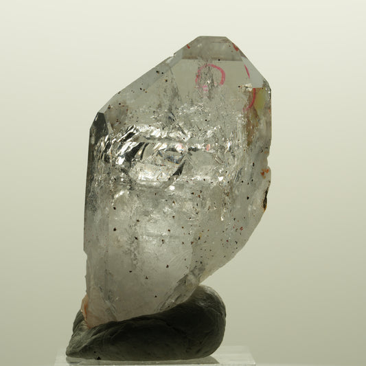Enhydro Skelett Phantom Amethyst mit Hämatit, 1x Blase Streep Mine, Namibia 51*30*17mm #15134