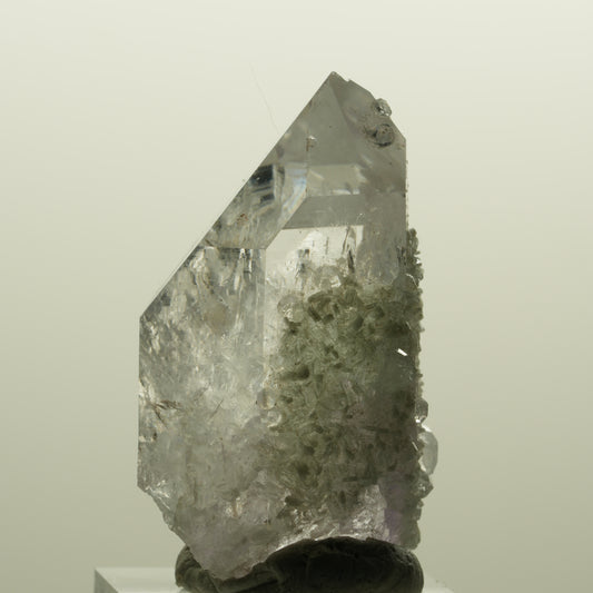 Skelett Phantom Amethyst mit Prehnit, Analcim Streep Mine, Namibia 46*27*24mm #15139