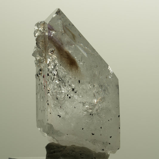 Enhydro Lemurian Phantom Amethyst, Analcim Hämatit 1x Blase Streep Mine Namibia 48*33*22mm #15140