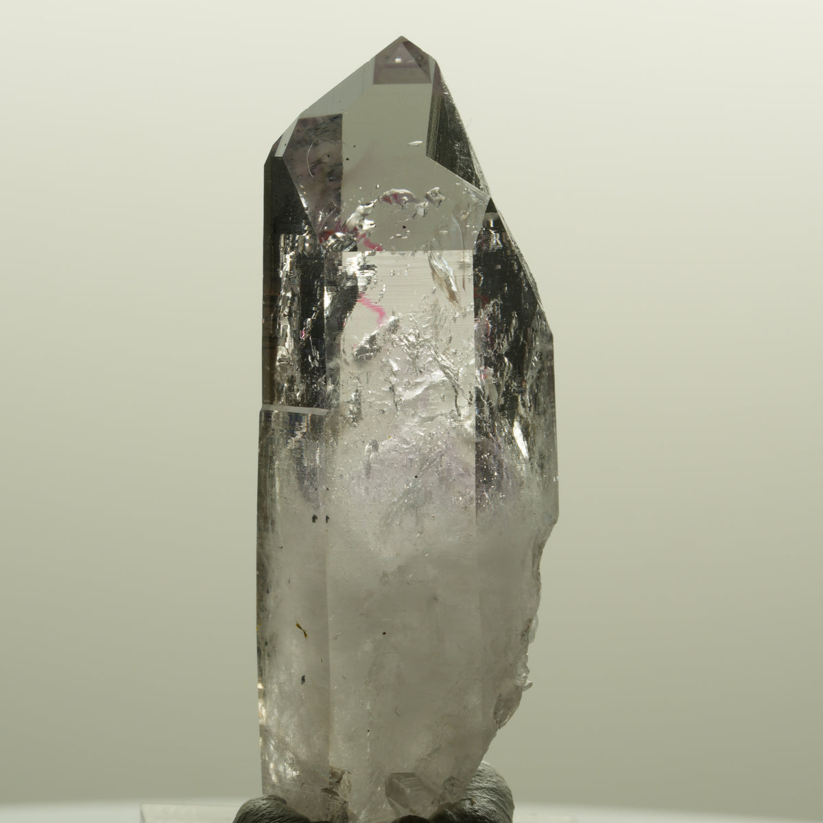 Enhydro Skelett Phantom Amethyst mit Hämatit, 1x Blase Streep Mine, Namibia 54*18*18mm #15145