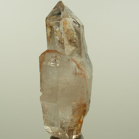 Enhydro Phantom Rauchquarz Skelett Doppelender, 1x Blase Goboboseb, Namibia 80*28*32mm #15151