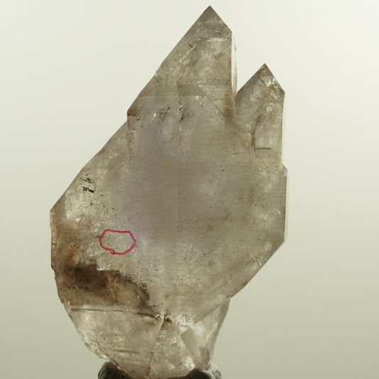 Enhydro Skelett Phantom Amethyst Doppelender, 1x Blase Goboboseb, Namibia 85*52*32mm #15153