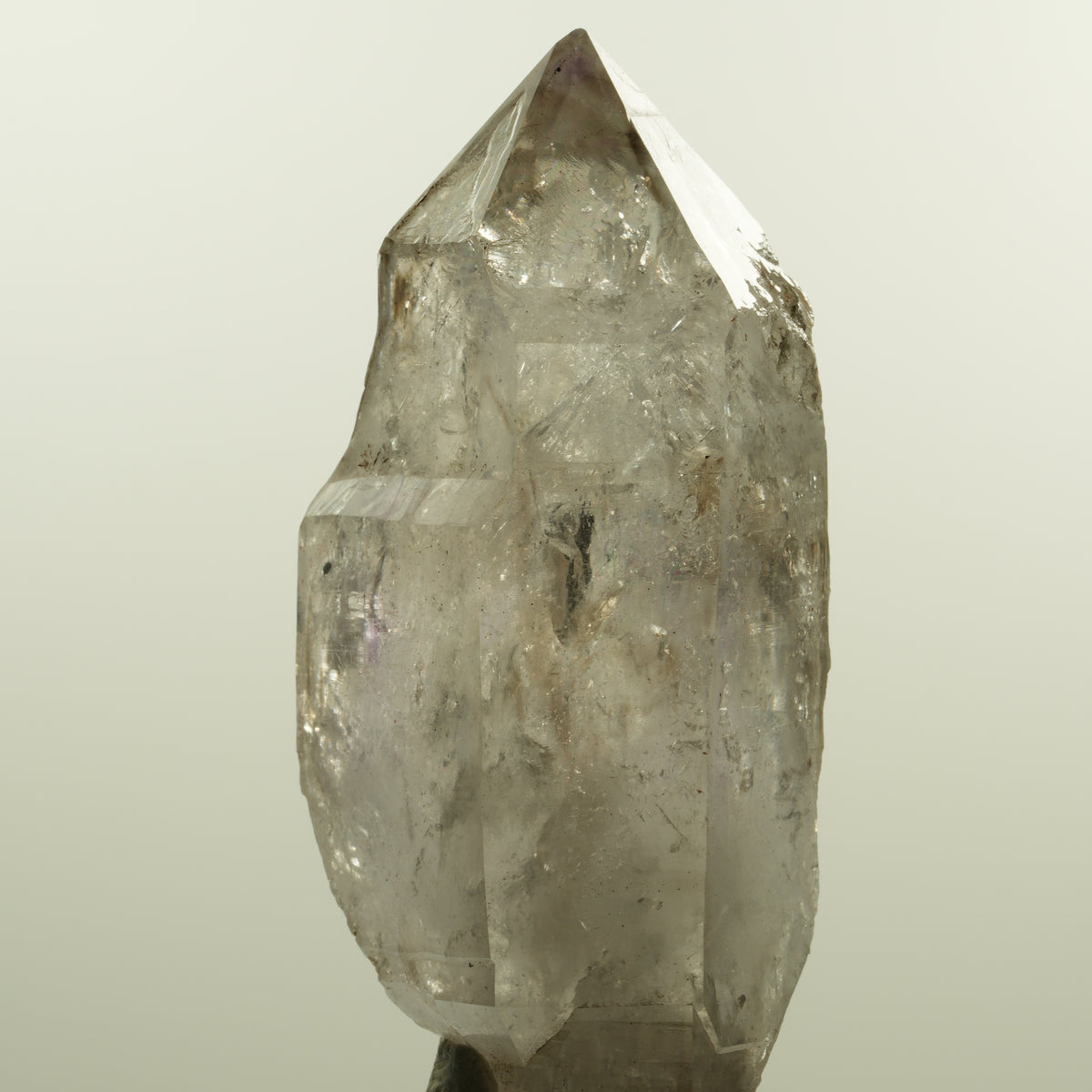 Seltene Skelett Phantom Amethyst Spitze Goboboseb, Namibia 88*44*31mm #15156