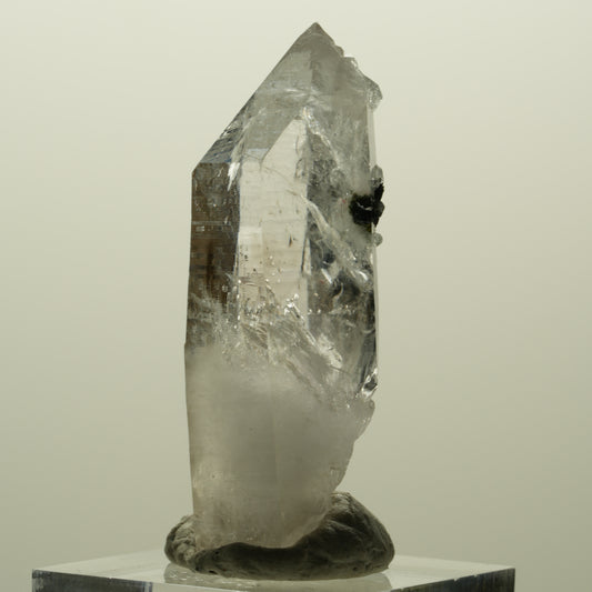 Lemurian Phantom Rauchquarz mit Epidot Streep Mine, Goboboseb Namibia 47*18*14mm #15171