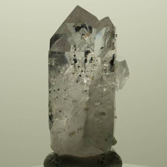 Harlekin Lemurian Skelett Phantom Amethyst Analcim Prehnit Streep Mine Namibia 42*25*22mm #15175