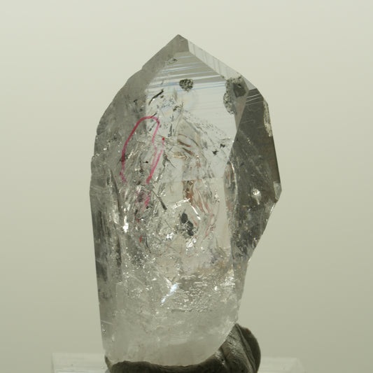 Enhydro Lemurian Phantom Amethyst mit Prehnit, 1x Blase Streep Mine, Namibia 39*22*18mm #15184